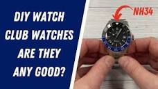 NEW NH34 DIY Watch Club GMT....Is It Any Good? - YouTube