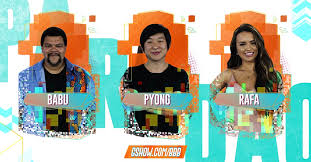 A votação continua sendo logada, ou seja, para participar é preciso fazer um cadastro simples, gratuito e que vale para toda a temporada. Babu X Pyong X Rafa Veja Como Foi Formado O Oitavo Paredao Do Bbb20 Bbb20 Gshow
