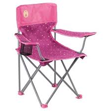 Coleman Youth Glow In The Dark Quad Chair Pink Chair Folding Chair Camping Chairs