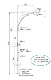 Kami memproduksi dengan kualitas bahan terbaik dengan. Jual Tiang Lampu Jalan Pju Tinggi 6 Mtr Type Single Parabole Di Lapak Yudi Bukalapak