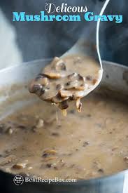 This Easy Mushroom Gravy Recipe Is Perfect Of Thanksgiving Or Holidays It S The Best Recipe For Mushroom Gr Mushroom Gravy Recipe Gravy Recipes Mushroom Gravy