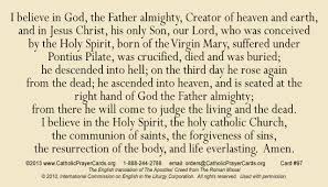 Creo en jesucristo su único hijo, nuestro señor, que fue concebido por obra y garcia del espíritu santo; Catholic Prayer Cards St Therese Of Lisieux St Joseph Our Lady Of Guadalupe Sacred Heart Of Jesus John Paul The Great Support Missionary Work