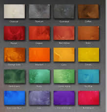 Stained Polished Concrete Color Chart Bubu And Lulus