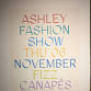 Ashley Village Hall fashion show event in Market Harborough