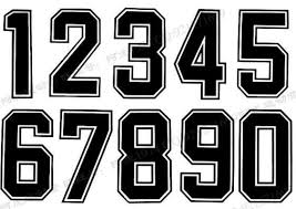 Jersey Number Font Images Football Jersey Font Number Fonts Sports Fonts