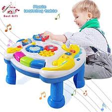 Homofy Homof Baby Toys Musical Learning Table 6 Months Up Early Education Music Activity Cent In 2020 Baby Toys Baby Musical Toys Music Activities