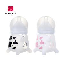 Newborn Baby Feeding Wide Neck Glass Tritan Baby Milk Bottle Cartoon Baby Feeding Bottles With Silicone Sleeve 120ml Buy Glass Baby Bottle Baby Feeding Glass Milk Bottle Bpa Free Baby Bottle Product On