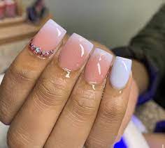 Brandibabyy Short Acrylic Nails Designs Short Square Acrylic Nails Overlay Nails