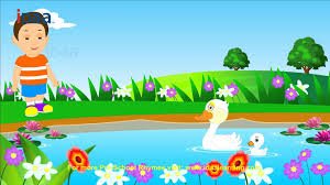 Birds Flying In The Sky Cartoon I Can See The Blue Sky Where Birds Fly Oh So High I Can See On The Ground Pretty Flowers Growing All Around Rhymes For Kids Preschool Kids Kids Nursery Rhymes