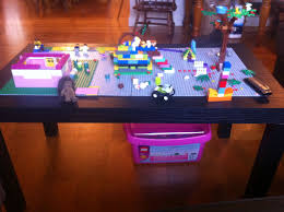 Homemade Lego Table Made For Only About 40 Saw Lego Table At Toys R Us For 140 Bought This Coffee Table At Target For 20 5 Lego Table Playroom Crafty Diy