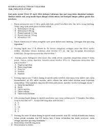 Download contoh soal tiu lengkap dengan kunci jawaban dan pembahasannya. Contoh Soal Apoteker Dan Jawabannya Kemendikbud