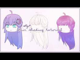Skin And Hair Shading Tutorial Gacha Life Gacha Editing Youtube Tutoriais De Pintura Digital Pintura De Cabelo Fotos De Cabelo