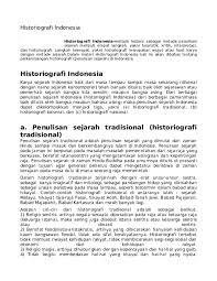 Historiografi Indonesia Muhammad Alamsyah Academia Edu