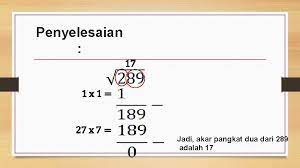 Mengapa saya berani mengklaim cara yang saya bagikan ini adalah cara yang paling mudah? Papan Akar Pangkat Dua Suci Septyna Putri 1712500127