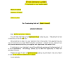 Responding to a letter of demand. 1