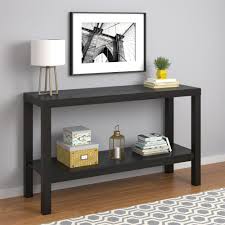 Mirrored console table sideboard vanity silver vintage style modern old scholl mirrored furniture desk mdf frame bedside makeup nightstand. Mainstays Parsons Console Table Multiple Colors Available Blackoak Walmart Com Walmart Com