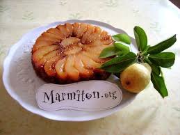 Gateau Caramelise Aux Poires Recette Alimentation Recette Poire