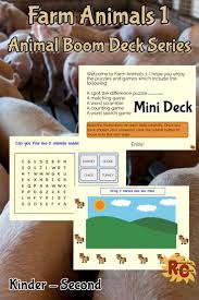 Farm Animals 1 Mini Deck Suitable For Kinder To 2nd Graders These Are Such Fun And So Eng In 2020 Teachers Pay Teachers Seller Learning Resources Elementary Resources