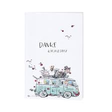 Dankkarten Vw Bus Top Kartenlieferant De Hochzeit Vwbus Wedding Hochzeitseinladung Weddingcards Dankeskarten Getranke Karte Danke Karte Karte Hochzeit