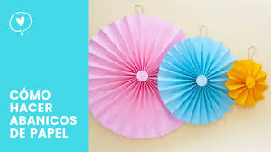 Como Hacer Abanicos De Papel Lemoond Diy
