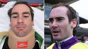 Much-loved jockey Tyler Schiller in hospital after scary pre-race fall at  Canterbury Park