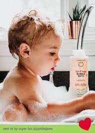 To relax your child with a gently cleansing bath, try calming bubble bath from california baby. Light Happy Bubble Bath