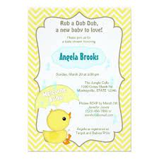 Chevron Duck Baby Shower Sprinkle Invitations Zazzle Com Fiesta De Bienvenida Al Bebe Invitaciones Para Baby Baby Shower Invitaciones