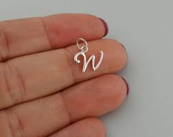 Es ist in deutschland, österreich, der schweiz sowie in . Silver Letter W Etsy