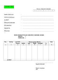 Begitu juga dengan lembaga pendidikan sekolah seperti tingkat sd, smp dan sma. Buku Rekapitulasi Absensi Harian Siswa S 9