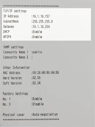 J'ai acheté epsln imprimante chez un revendeur, et il ne peut pas venir me. Manually Configure The Ip Address Of A Epson Impact Network Printer Bypass Support Center