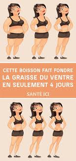 Cette Boisson Fait Fondre La Graisse Du Ventre En Seulement 4 Jours Sante Ici