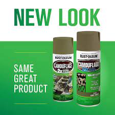 Army Green Rust Oleum Camouflage 2x