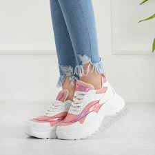 Salop Pudra Beyaz Yuksek Tabanli Kadin Spor Ayakkabi Ayakkabilar Nike Kadin Moda Ayakkabilar