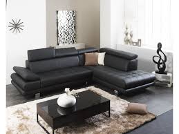 Trouvez y le canapé de vos rêves! Canape D Angle Droit Cuir Superieur Noir Effleurement