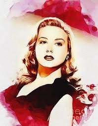 Adele Mara, Actress Greeting Card by Esoterica Art Agency