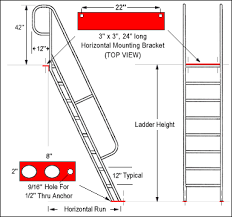 Ships Ladder In Elevation And Side Specs Ship Ladder Staircase Outdoor Ladder