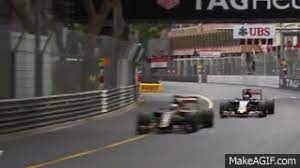 Max verstappen was sent to hospital for 'precautionary tests' after his 180mph crash at the british grand prix. Formula 1 Monaco Gp Max Verstappen Crash Hd On Make A Gif