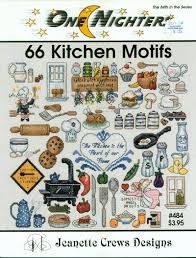 With tons of small pieces, you can use them for almost anything. One Nighters 66 Kitchen Motifs Jeanette Crews Designs