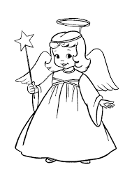 Malvorlagen Kostenlos Engel Christmas Angel Coloring Pages