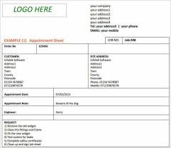 Job Sheet Template 18 Printable Word Excel Pdf Formats Samples Examples