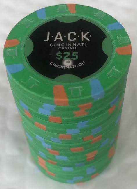 Barrel of Jack Casino $25 Paulson Poker Chips - Apache Poker Chips