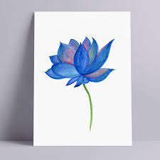 This Item Is Unavailable Etsy In 2020 Lotus Flower Painting Original Watercolor Painting Flower Drawings With Color