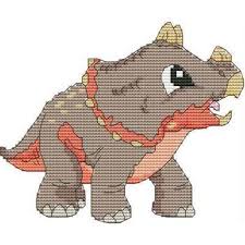 Generally counted cross stitch designs are. Baby Triceratops 03 Cross Stitch Pattern