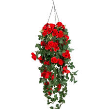 Outdoor faux hanging flower baskets. Artificial Hanging Baskets That Look Like The Real Deal Southern Living