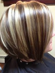 Beach blonde highlights are sprinkled lightly throughout the top portion of the hair in this easy hairstyle. Latest Fashion Best Modern Short Hairstyles With Highlights And Lowlights