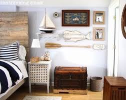 A Hip Diy Nautical Bedroom With A Surf Vibe With Images Master Bedroom Makeover Bedroom Makeover Nautical Decor Bedroom