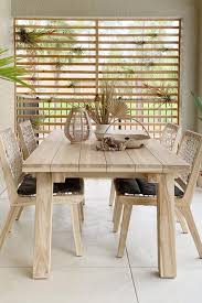 Teaka Dining Table For 6 In 2020 Wooden Patio Furniture Outdoor Wood Furniture Outdoor Dining Table