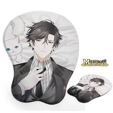 What about a necklace for me instead of elizabeth? Ohcomics Anime Mystic Messenger Yoosung Jumin 707 Zen 3d Breast Mouse Pad Silicone Wrist Rest Mousepad Chest Resist Office Decor Aliexpress