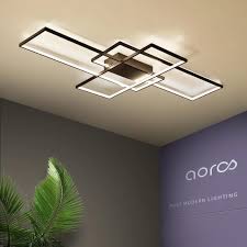 Ceiling lights are the most practical way of lighting the exterior and interior spaces in your home. Neo Gleam Rectangle Aluminum Modern Led Ceiling Lights For Living Room Bedroom Ac85 265v White Black Ceiling Lamp Fixtures Modern Led Ceiling Lights Ceiling Lightslight For Living Room Aliexpress