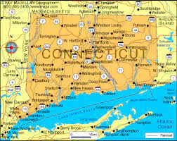 Map Of Connecticut Coast Map Of Connecticut Usa